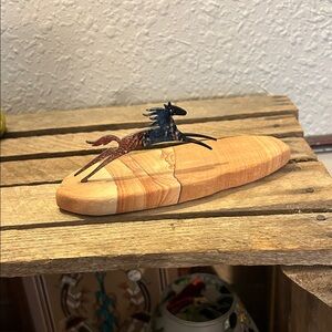 Handcrafted Stylized Horse Accent on sandstone